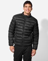 Steppjacke - Stehkragen - schwarz