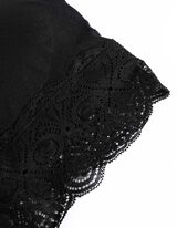 Bustier grudnjak - uglavnom bez šavova - crna