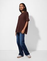 Tricou - Broderii - Maro inchis