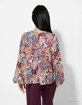 Bluza - Kašmir uzorak - bijela