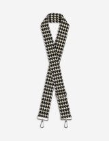 Tas riem - Pied-de-poule - zwart