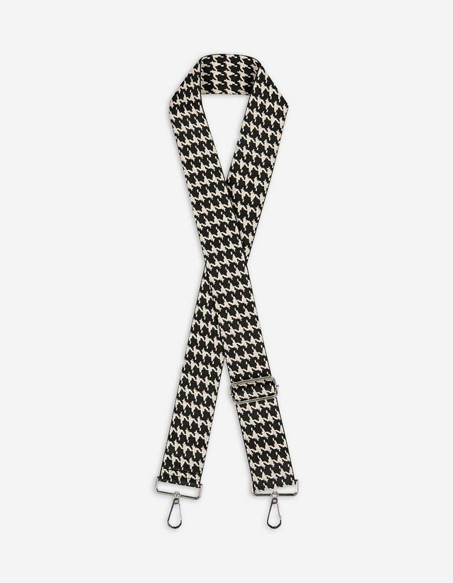 Tas riem - Pied-de-poule - zwart