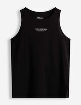 Tanktop - &Auml;rmellos - Schwarz