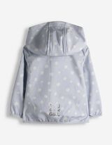 Softshelljacke - Allover-Print - hellblau