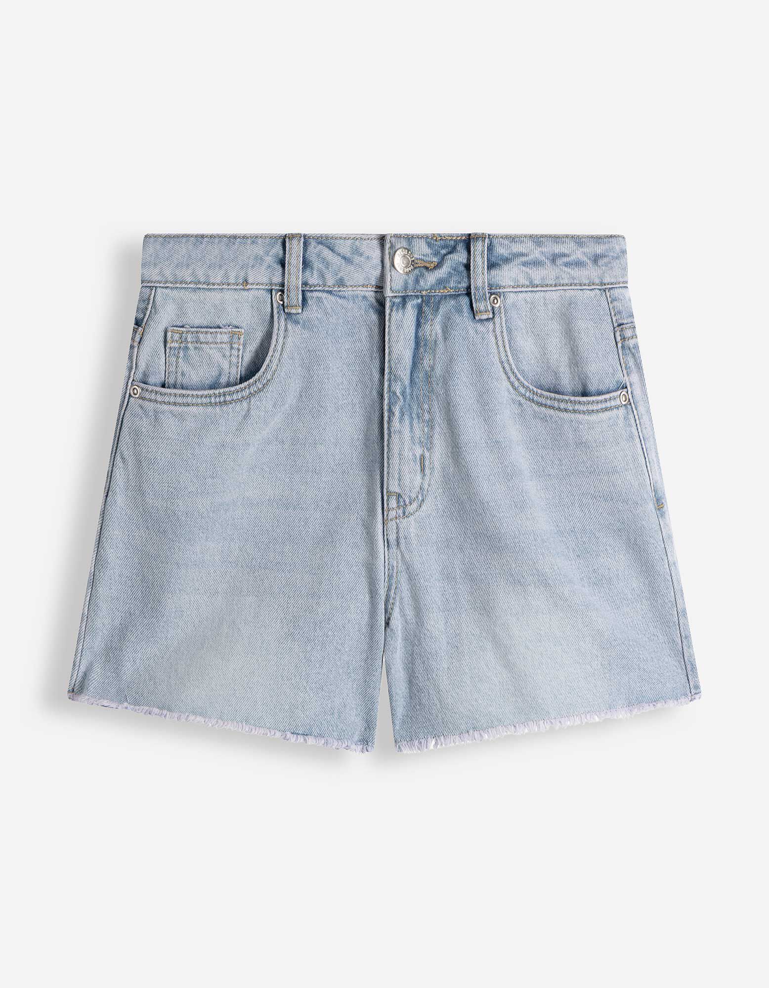 Jeansshorts - Denim - hellblau