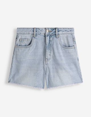 Jeansshorts - Denim - hellblau