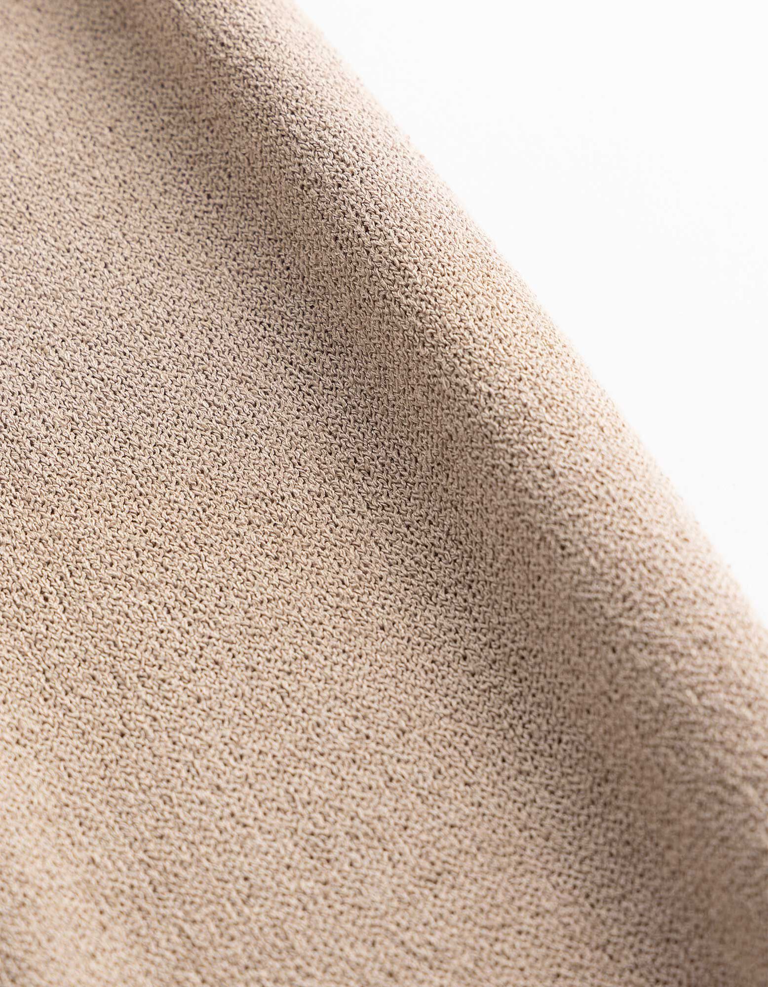 Rok in A-lijn - Viscose - Beige