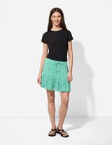 Jupe - Motif all-over - Vert