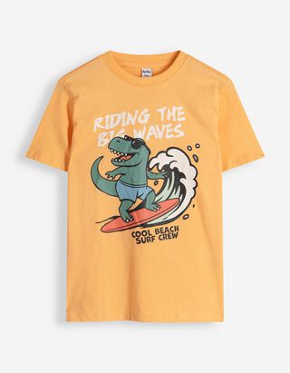 Shirt - Frontprint - orange