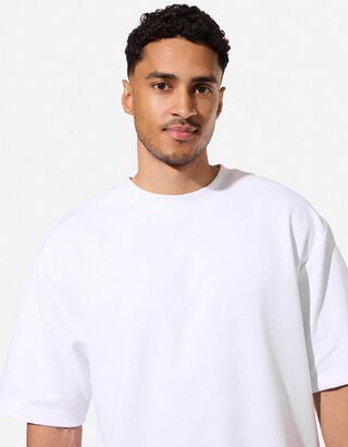 T-shirt - Coupe oversize - blanc