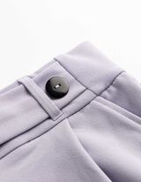 Pantalon - Fermeture &eacute;lastique - Lilas