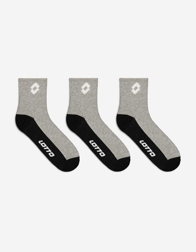 Șosete sneaker - Pachet de 3 - Gri deschis