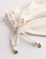 Short de bain - Mati&egrave;re structur&eacute;e - beige