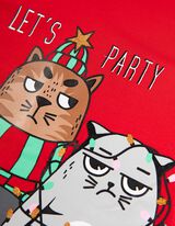 Majica dugih rukava - Božić - crvena