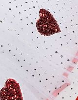 Kost&uuml;m - Rock&nbsp; - Herzen - wei&szlig;