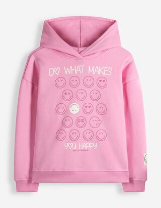 Hoodie - SmileyWorld&reg; - Pink
