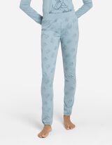 Pyjamaset bestaande uit shirt met lange mouwen en broek  - Minnie Mouse - turkoois