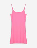 Kleid in A-Linie - Spaghettiträger - pink