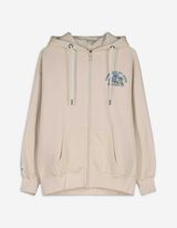 Tepl&aacute;kov&aacute; bunda - Zadn&aacute; potlač - bezova