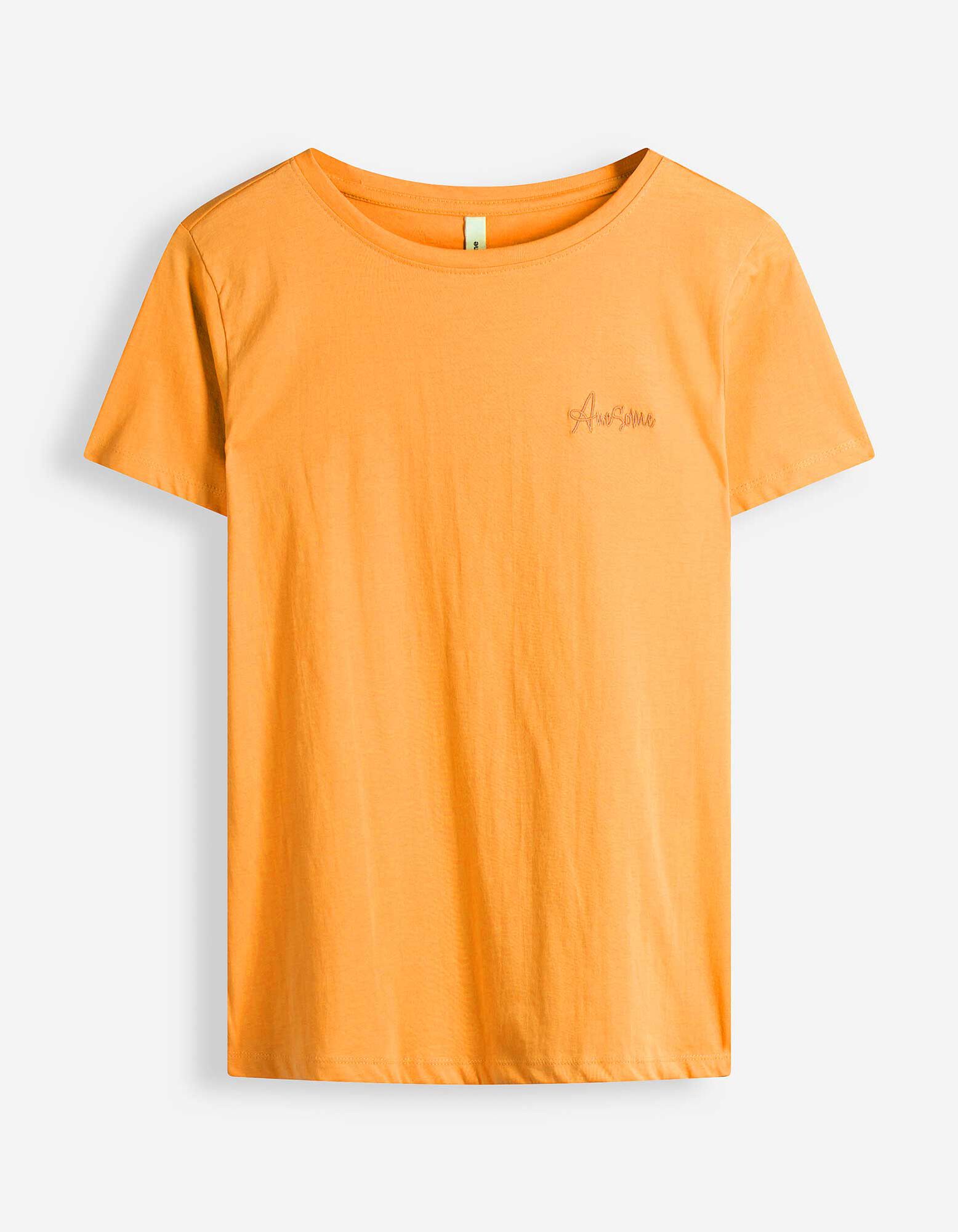 T-shirt - Borduursels - Oranje
