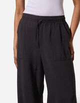 Kalhoty - Balonov&yacute; střih - cern&aacute;