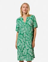 Robe - Imprim&eacute; all-over - Vert