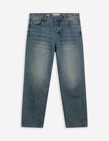 Džíny - seprané - modra