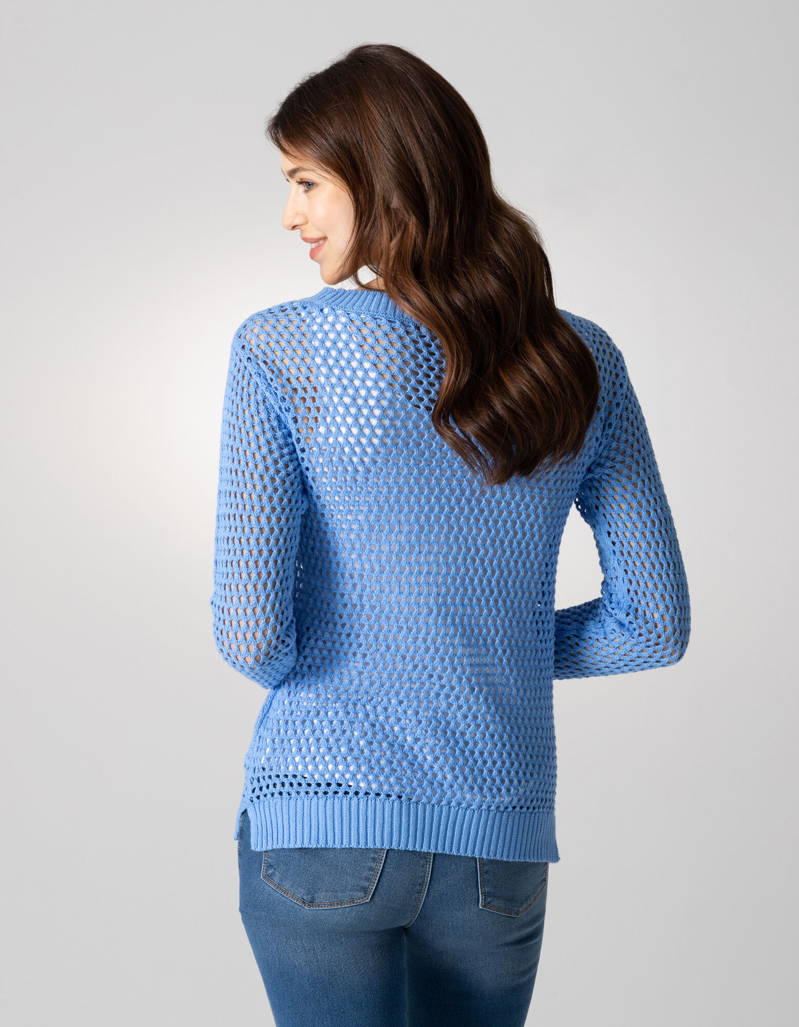 Pull-over - Coupe Regular Fit - Bleu clair