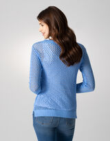 Pull-over - Coupe Regular Fit - Bleu clair
