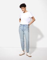 Farmerice - Rhinestones - svetlo-plava