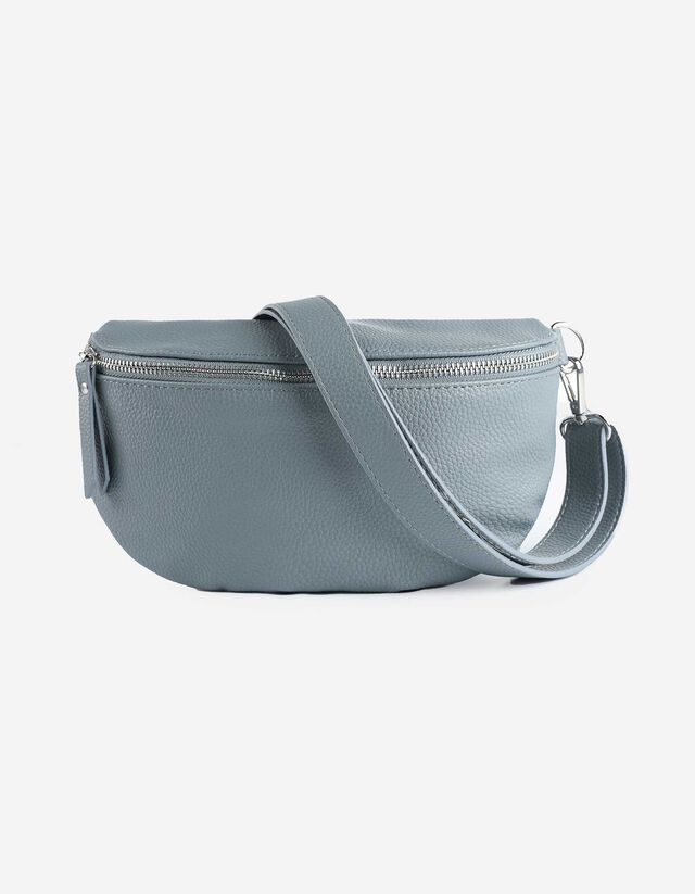 Bauchtasche - Lederoptik - türkis