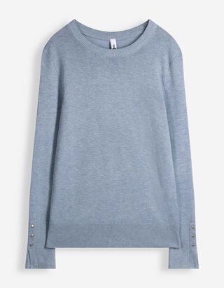 Strickpullover - blau