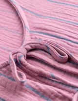 Bluse - Allover-Print - rosa