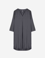 Bluza-haljina - LENZING™ ECOVERO™ - plava