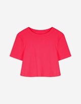 Zwangerschapsshirt - Korte mouwen - pink