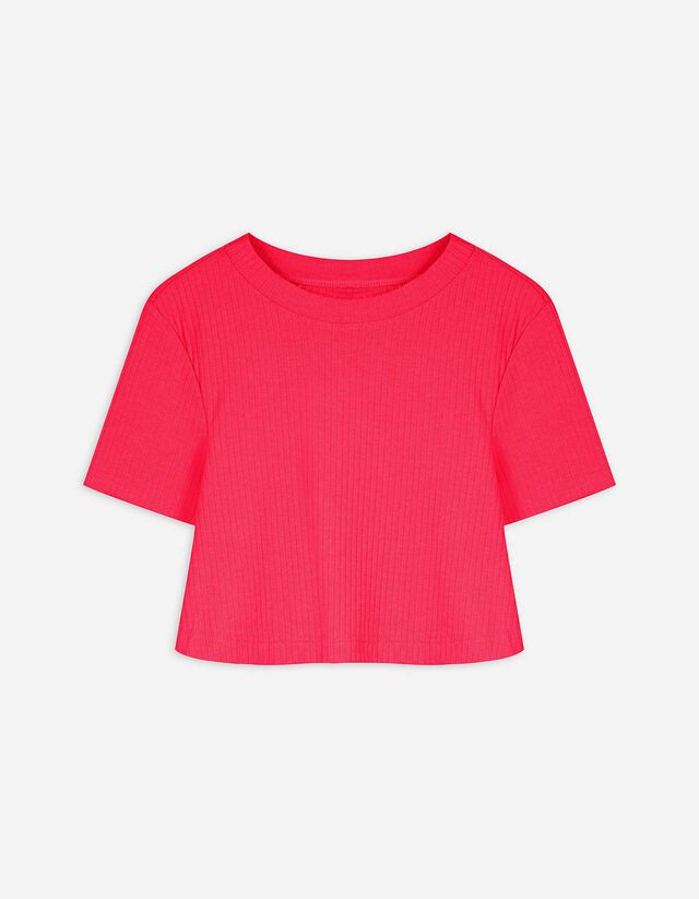 Zwangerschapsshirt - Korte mouwen - pink