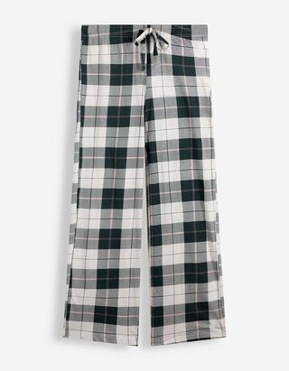 Pyjamahose - Allover-Muster - Off-White