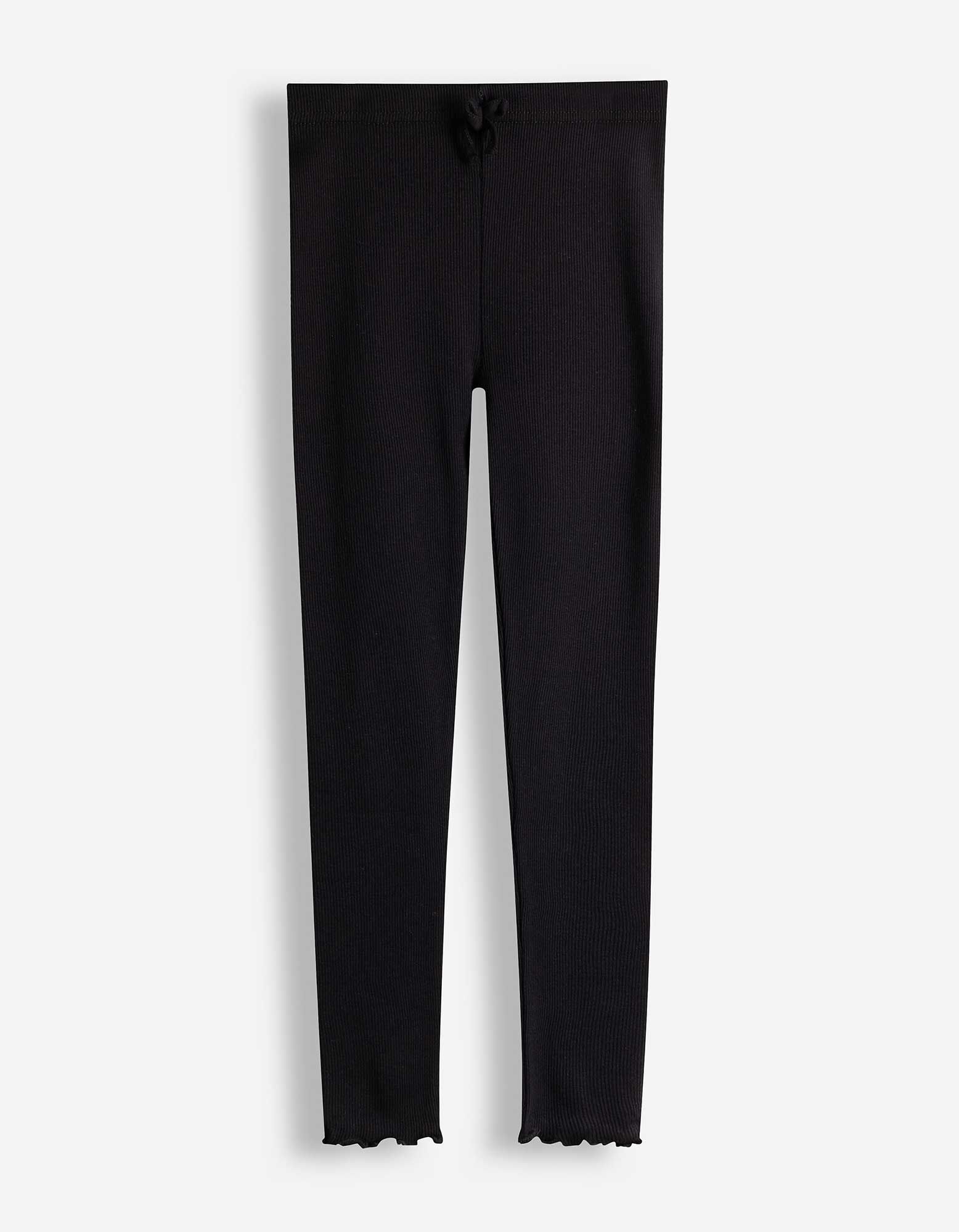 Legging - Geribd - Zwart