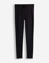 Legging - Geribd - Zwart
