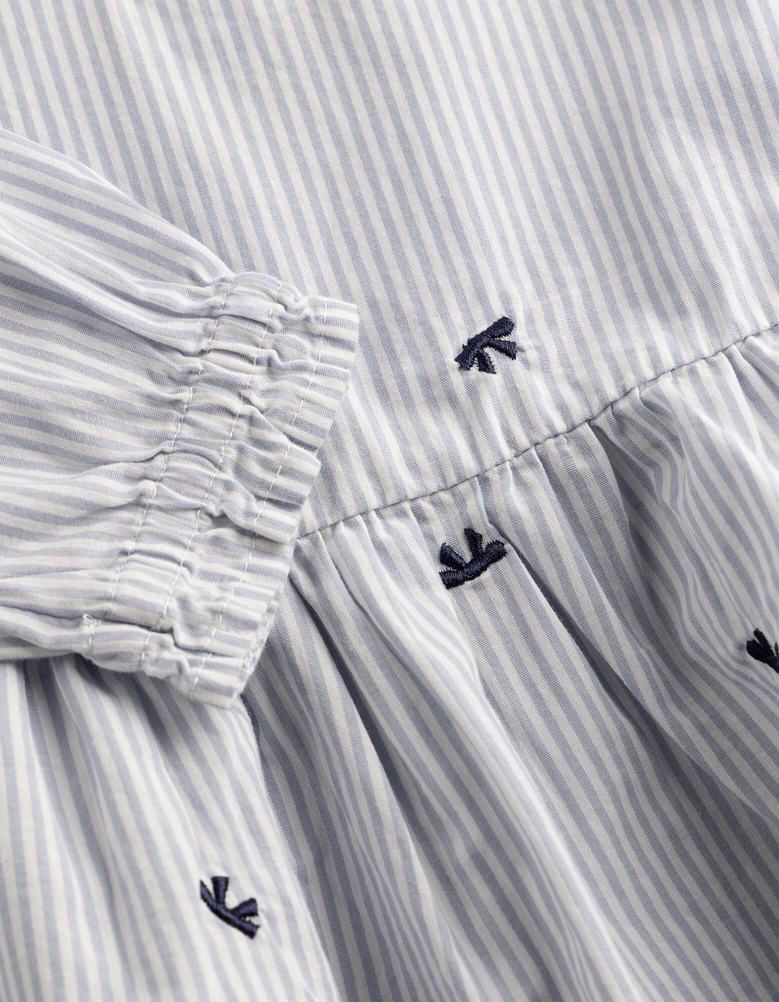 Blouse - Borduursel - Lichtblauw