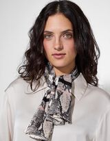 Hadí vzor - svetle šedá