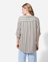 Halenka - Proužky - bílá