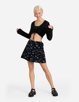 Bolero - Perforált kötött - fekete