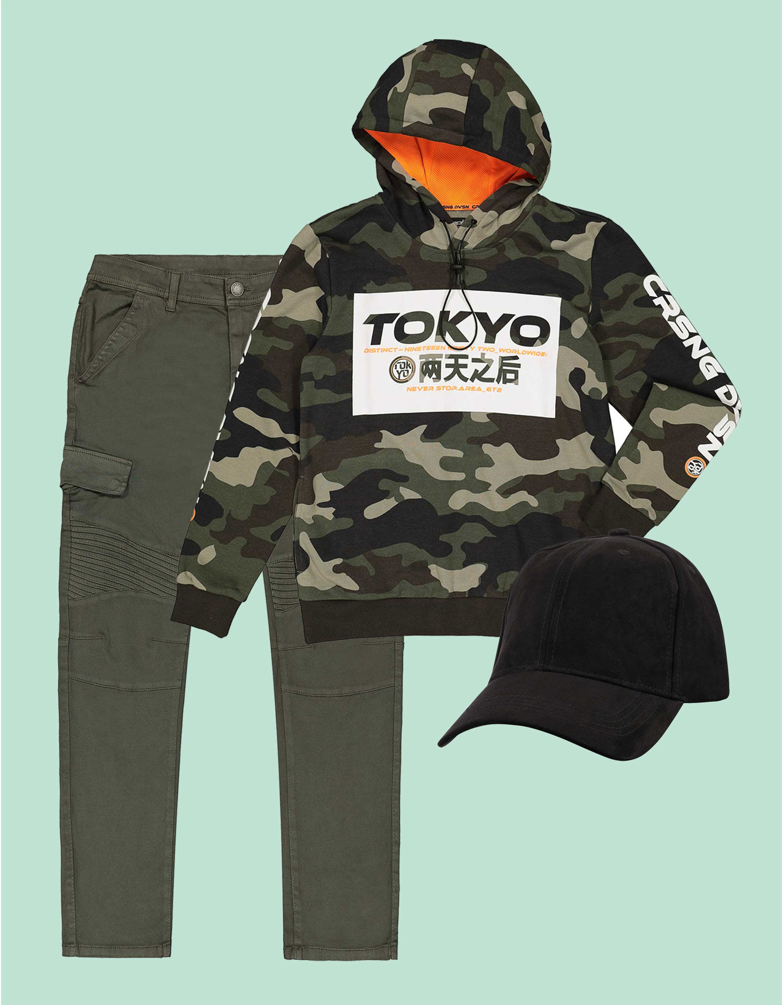 Herren Sweatshirt mit Tunnelzug an der Kapuze Takko Fashion Herren Sweatshirt mit Tunnelzug an der Kapuze Takko Fashion