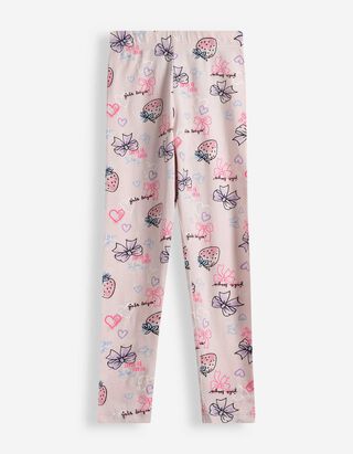 Leggings - Stampa allover - rosa