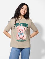 T-shirt - zwierzęcy wzór - bez