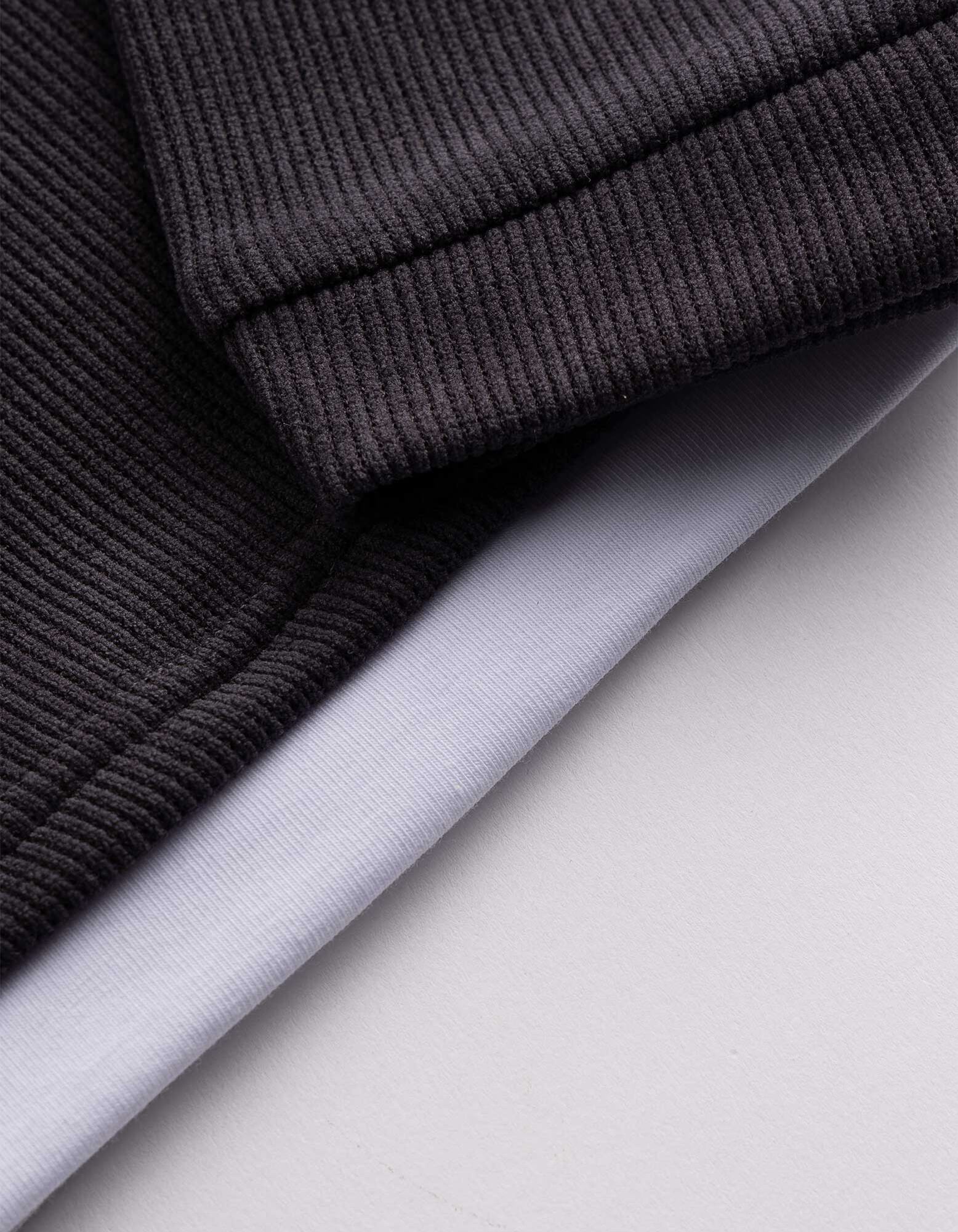 Langarmshirt - Double-Layer-Look - Dunkelgrau