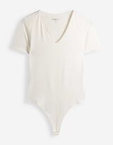 Romper korte mouw - Met stretch - Off-White