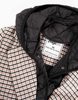 Kabát - Levehető kapucni - bézs