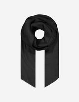 Sjaal - Wol look - zwart